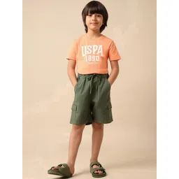 U.S. Polo Assn. Kids Boys Relexed Fit Cargo Shorts-picture-30