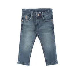 U.S. Polo Assn. Kids Boys Slim Fit Light Fade Clean Look Mid Rise Stretchable Jeans-picture-38