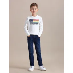 U.S. Polo Assn. Kids Boys Slim Fit Light Fade Stretchable Jeans-picture-30