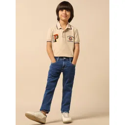 U.S. Polo Assn. Kids Boys Slim Fit Mid-Rise Light Fade Jeans-image-19