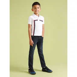 U.S. Polo Assn. Kids Boys Slim Fit Mid-Rise Light Fade Stretchable Jeans-picture-33