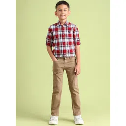 U.S. Polo Assn. Kids Boys Slim Fit Stretchable Cargo Styles Jeans-picture-50