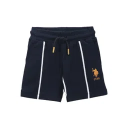 U.S. Polo Assn. Kids Boys Striped Mid-Rise Shorts-picture-28