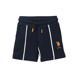 U.S. Polo Assn. Kids Boys Striped Mid-Rise Shorts-picture-29