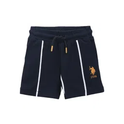 U.S. Polo Assn. Kids Boys Striped Mid-Rise Shorts-picture-33