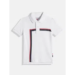 U.S. Polo Assn. Kids Boys Striped Polo Collar Pure Cotton T-shirt-picture-33