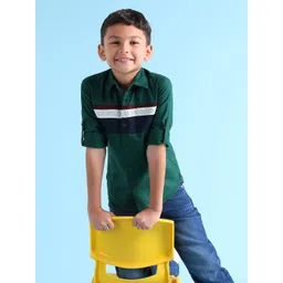 U.S. Polo Assn. Kids Boys Striped Pure Cotton Casual Shirt-picture-31