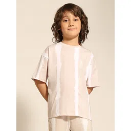 U.S. Polo Assn. Kids Boys Tie And Dye Round Neck Relaxed Fit Cotton T-shirt-picture-22