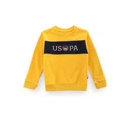 U.S. Polo Assn. Kids Boys Typography Printed Cotton Sweatshirt-picture-26