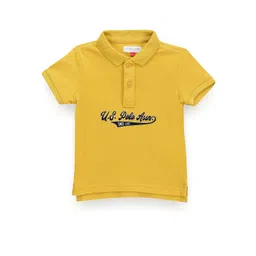 U.S. Polo Assn. Kids Boys Typography Printed Polo Collar T-shirt-picture-41