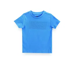 U.S. Polo Assn. Kids Boys Typography Printed Pure Cotton Casual T-shirt-picture-26