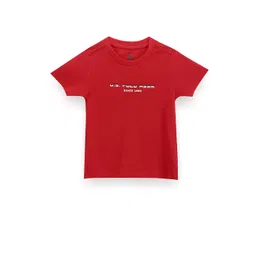U.S. Polo Assn. Kids Boys Typography Printed Pure Cotton T-shirt-picture-35