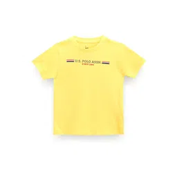 U.S. Polo Assn. Kids Boys Typography Printed Pure Cotton T-shirt-picture-56