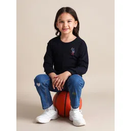 U.S. Polo Assn. Kids Cotton Front Twist Pure Cotton Top-picture-57
