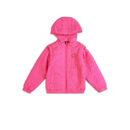 U.S. Polo Assn. Kids Girls Floral Detachable Hood and Sleeve Quilted Jacket-picture-31