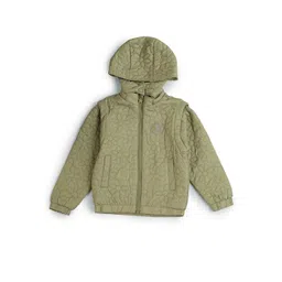 U.S. Polo Assn. Kids Girls Floral Quilted Detachable Hood and Sleeve Jacket-picture-34