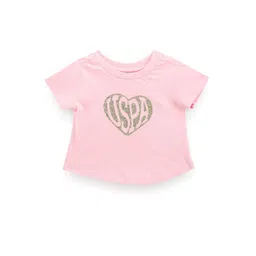 U.S. Polo Assn. Kids Girls Glitter Printed Pure Cotton T-shirt-picture-55