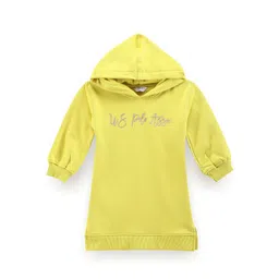 U.S. Polo Assn. Kids Girls Hooded Cotton Dress-picture-32