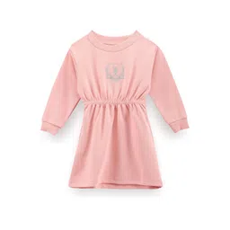 U.S. Polo Assn. Kids Girls Round Neck A-Line Dress-picture-55