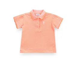U.S. Polo Assn. Kids Girls Striped Polo Collar T-shirt-picture-36