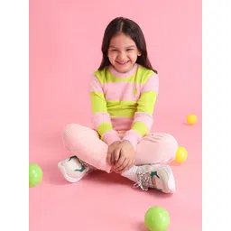 U.S. Polo Assn. Kids Girls Striped Pullover-picture-43