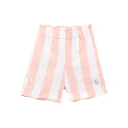 U.S. Polo Assn. Kids Girls Striped Regular Shorts-picture-27