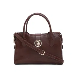 U.S. Polo Assn. AMI Burgundy Satchel-picture-36