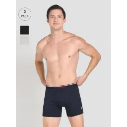 U.S. Polo Assn. Assorted Regular Fit Cotton Trunks - Pack of 3-picture-35