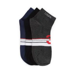 U.S. Polo Assn. Assorted Striped Socks - Pack of 3-picture-36