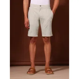 U.S. Polo Assn. Beige Cotton Slim Fit Shorts-picture-30