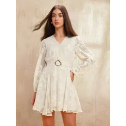 U.S. Polo Assn. Beige Regular Fit Dress-picture-34