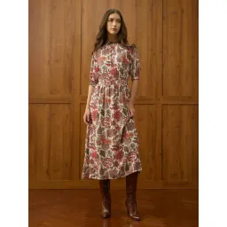 U.S. Polo Assn. Beige Regular Fit Printed Dress-picture-31