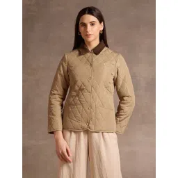 U.S. Polo Assn. Beige Regular Fit Puffer Jacket-picture-30