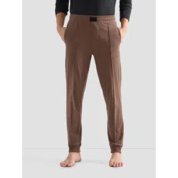 U.S. Polo Assn. Beige Solid Comfort Fit OJ006 Lounge Joggers-picture-38