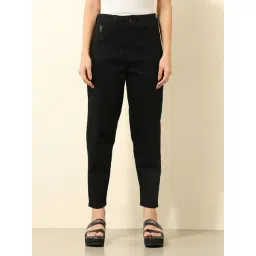 U.S. Polo Assn. Black Cotton Carrot Fit Jeans-picture-12