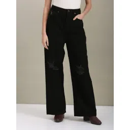 U.S. Polo Assn. Black Cotton Distressed Jeans-picture-37