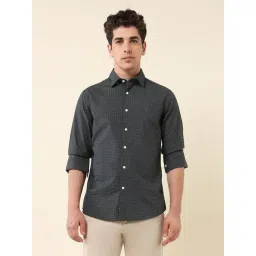 U.S. Polo Assn. Black Cotton Regular Fit Printed Shirt-picture-27