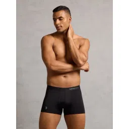 U.S. Polo Assn. Black Nylon Regular Fit Logo Trunks-picture-21