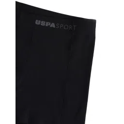 U.S. Polo Assn. Black Nylon Regular Fit Logo Trunks image 5