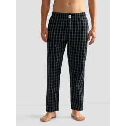 U.S. Polo Assn. Black Regular Fit Check Lounge Pants-picture-42