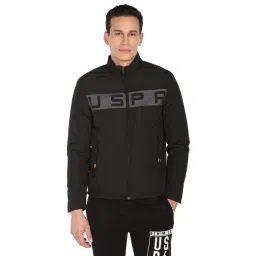 U.S. Polo Assn. Black Regular Fit Printed Jacket-picture-32