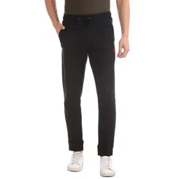 U.S. Polo Assn. Black Regular Fit Trackpants-picture-40