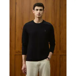 U.S. Polo Assn. Black Solid Regular Fit T-Shirt-picture-31