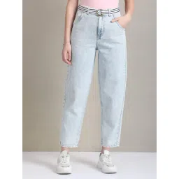 U.S. Polo Assn. Blue Cotton High Rise Jeans-picture-30