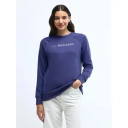 U.S. Polo Assn. Blue Cotton Printed Sweatshirt-picture-13