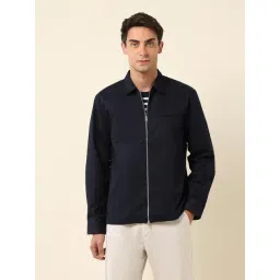 U.S. Polo Assn. Blue Cotton Regular Fit Jacket-picture-21