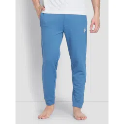 U.S. Polo Assn. Blue Cotton Regular Fit Lounge Pants-picture-45