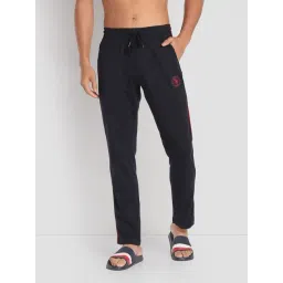 U.S. Polo Assn. Blue Cotton Regular Fit Lounge Pants-picture-10