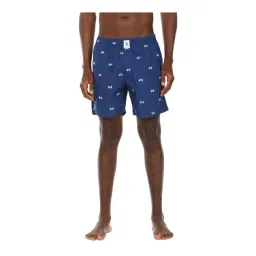 U.S. Polo Assn. Blue Cotton Regular Fit Printed Boxers-picture-28