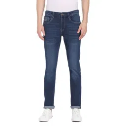 U.S. Polo Assn. Blue Cotton Slim Fit Jeans-picture-30